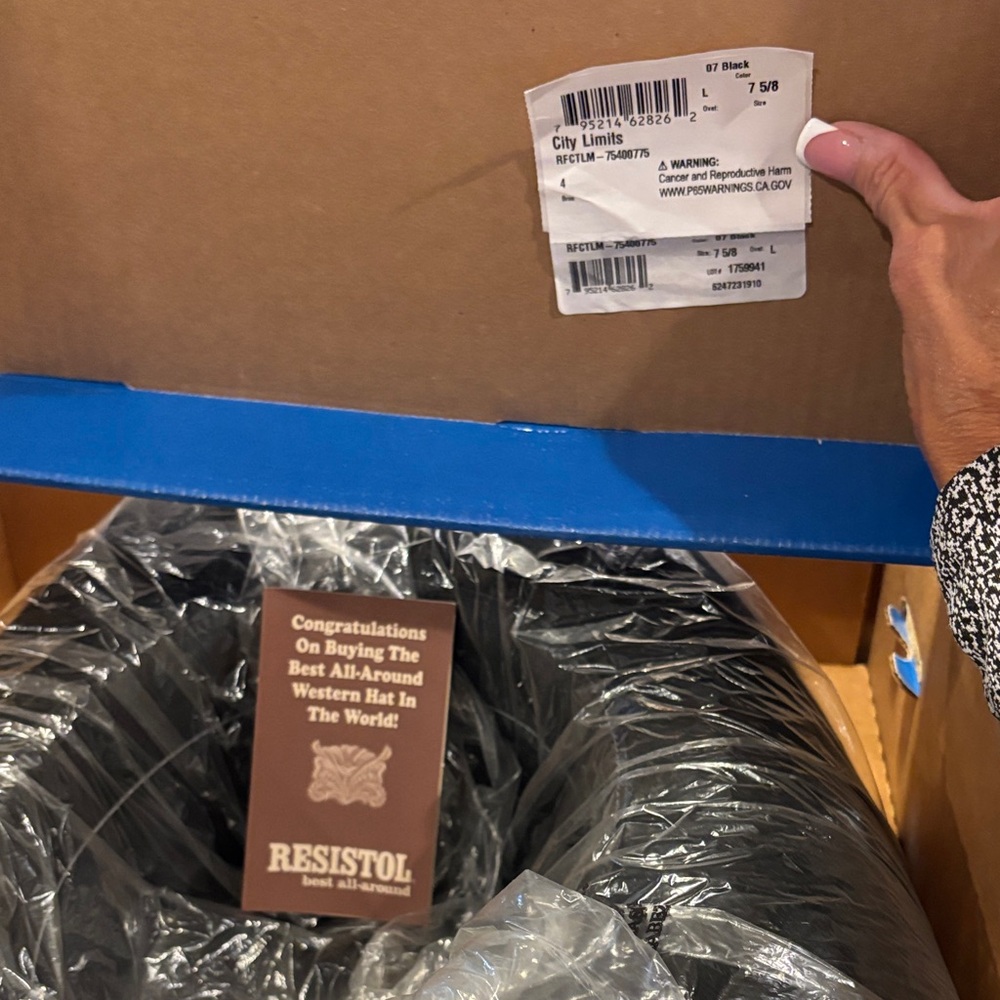 Resistol City Limits Black Western Hat - Picture 16 of 16